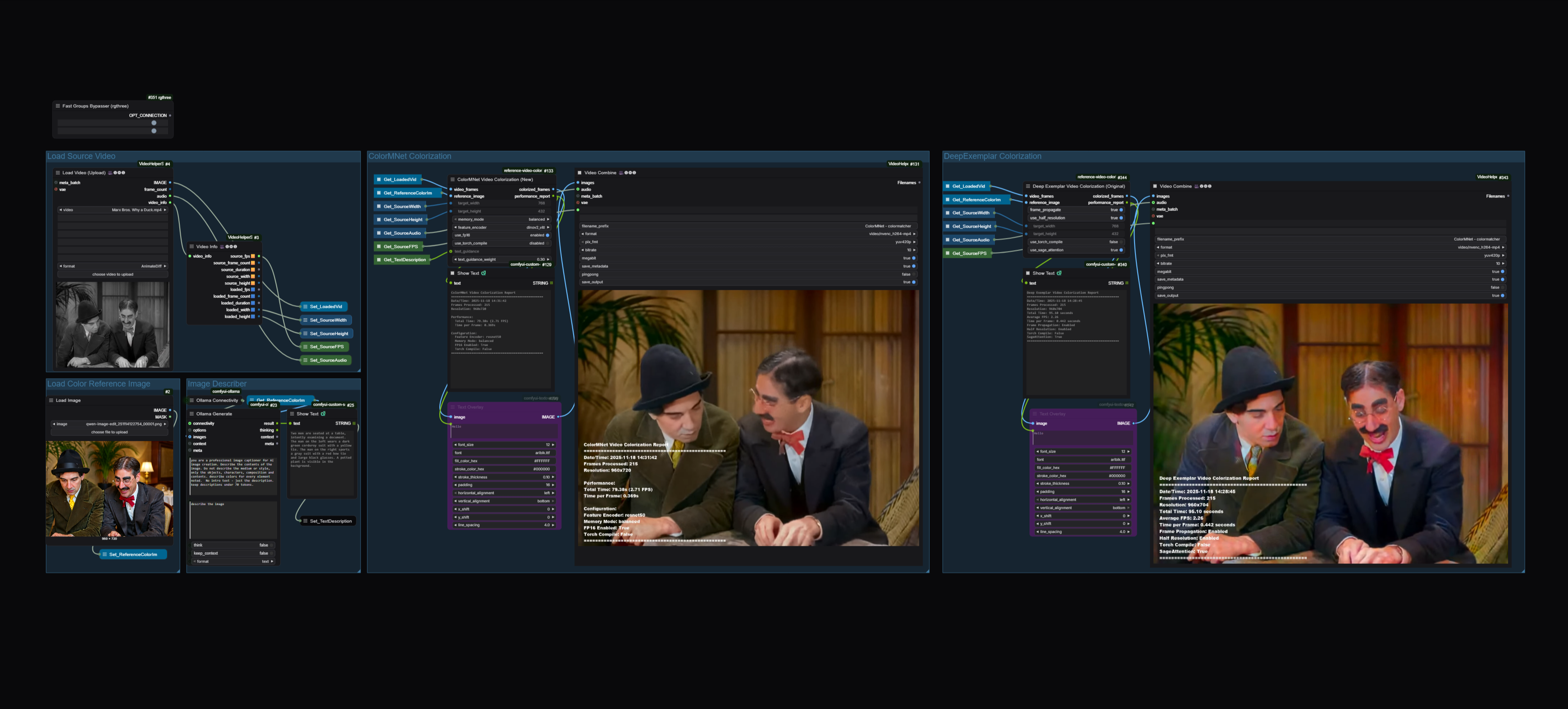 Reference-Based Video Colorization Workflow